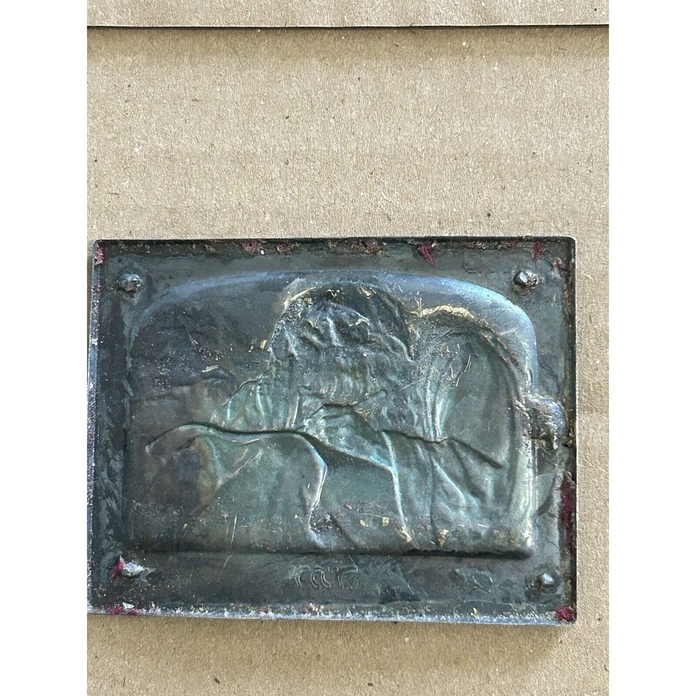 BORIS SCHATZ ART THE REPENT “Netilat Lulav” 2 Bronze PLAQUES Only - Picture 2 of 12